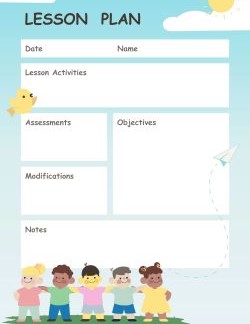 elementary lesson plan.